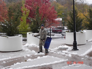 Snow shoveling